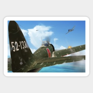 A6M vs F4 Sticker